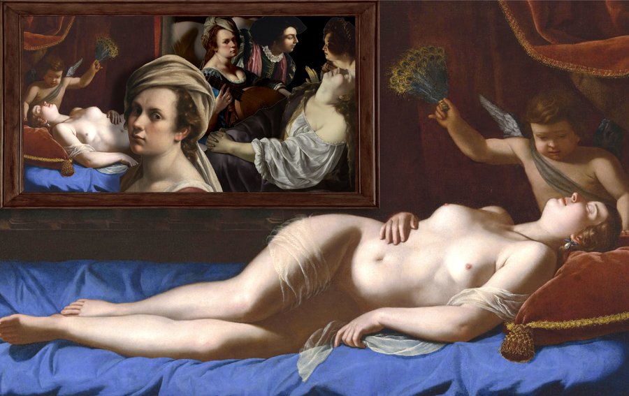 Gentileschi never seen