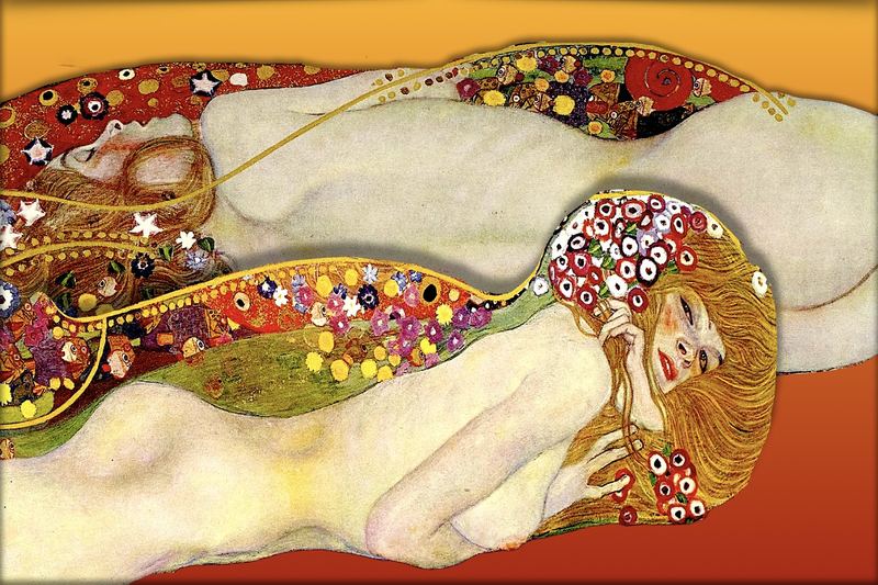 Klimt's Water Snakes