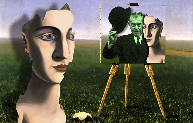 Magritte never seen